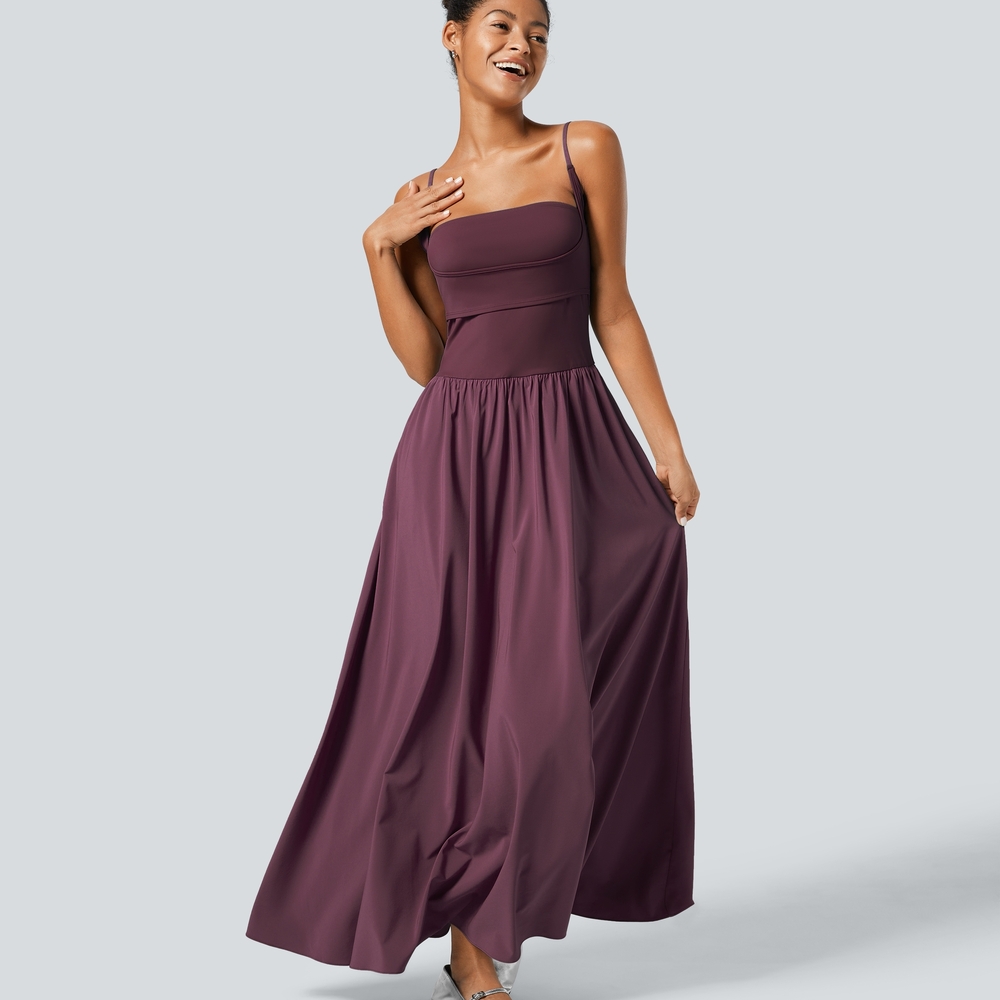 HALARA Plum Maxi Dress